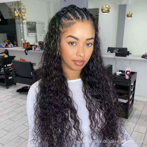 New Arrival In Winter Wigs Water Wave Pre Plucked With Baby Hair 13X4 360 Cuticle Aligned Raw Virgin Human Hair Lace Front Wigs